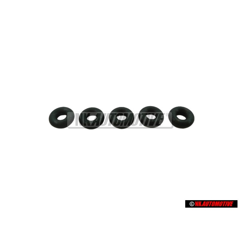 5x Original VW Fuel Injector Seal O ring - 034133557E