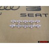10x Original VW Upper Side Moulding Installation Clip - 113853585C