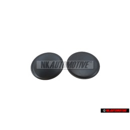 2x Original VW Floor Pan Hole Cover 110mm - 411803597