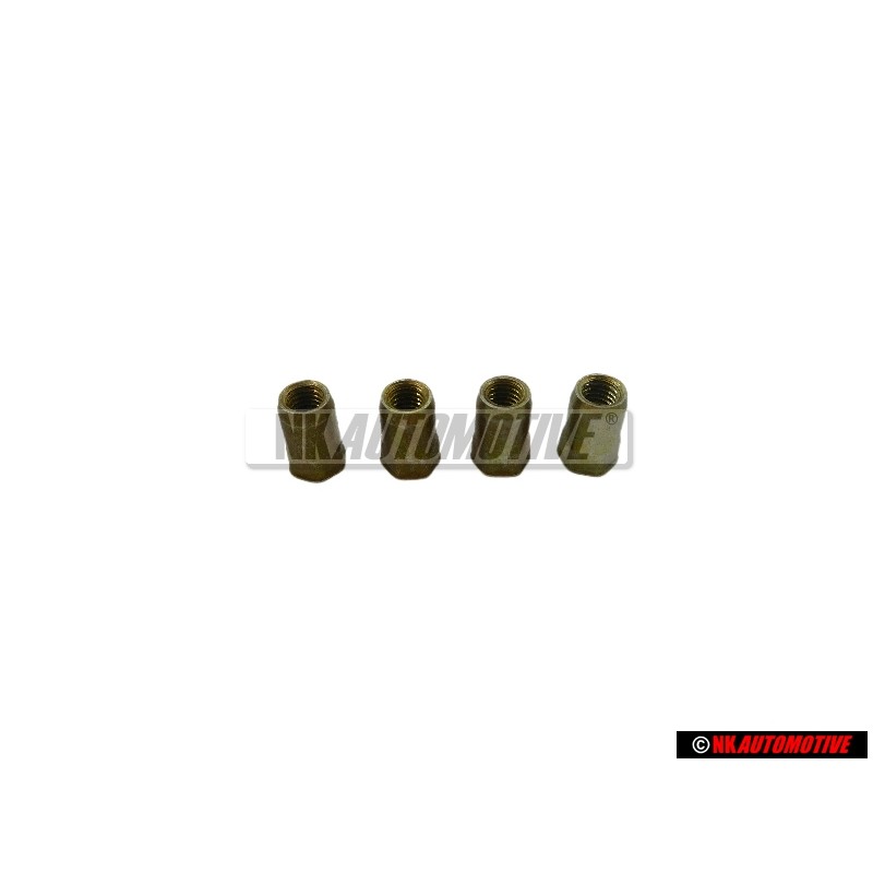 4x Original VW Rivetted Cap Nut - N 90238801