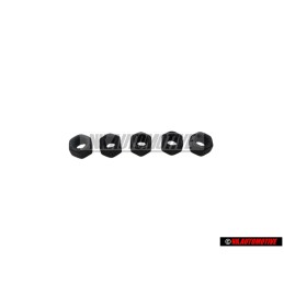 5x Original VW Hexagon Nut - N 01100517