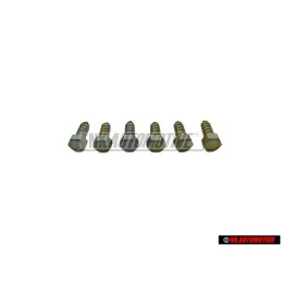 6x Original VW Hexagon Head Panel Screw 6.5x19 - N 0159461