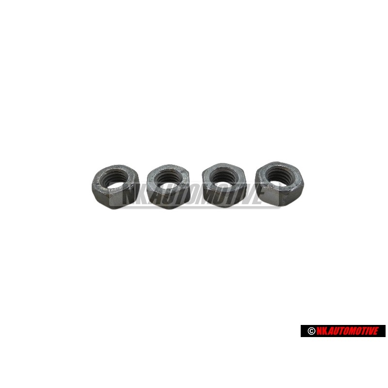4x Original VW Hexagon Nut M8 - N 0110088