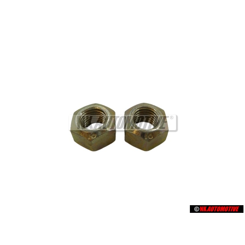 2x Original VW Suspension Bolt Hexagon Nut Self Locking M12x1.5 - N 0221414
