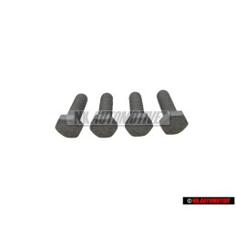4x Original VW Hexagon Bolt M8x25 - N 01024222
