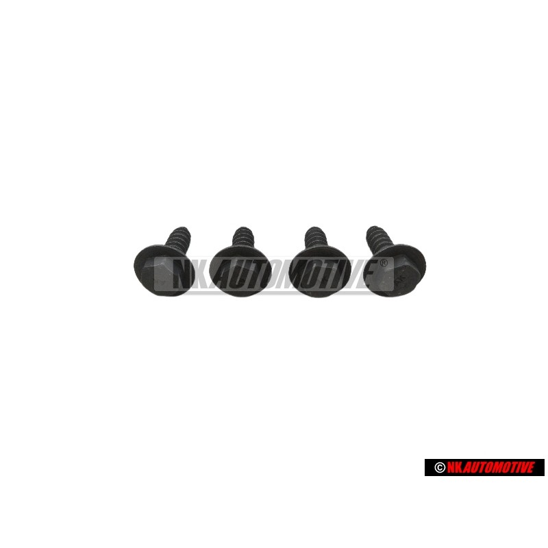 4x Original VW Hexagon Head Panel Screw - N 0138882