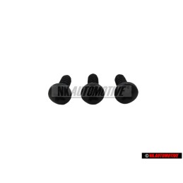 3x Original VW Oval Head Panel Screw 4.2x13 - N 01396626