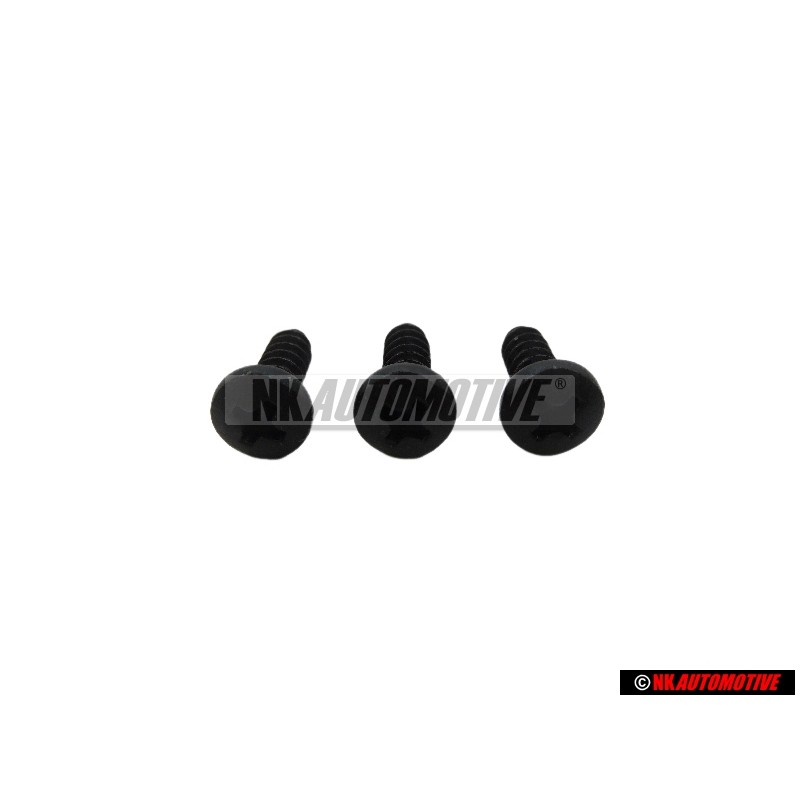 3x Original VW Oval Head Panel Screw 4.2x13 - N 01396626