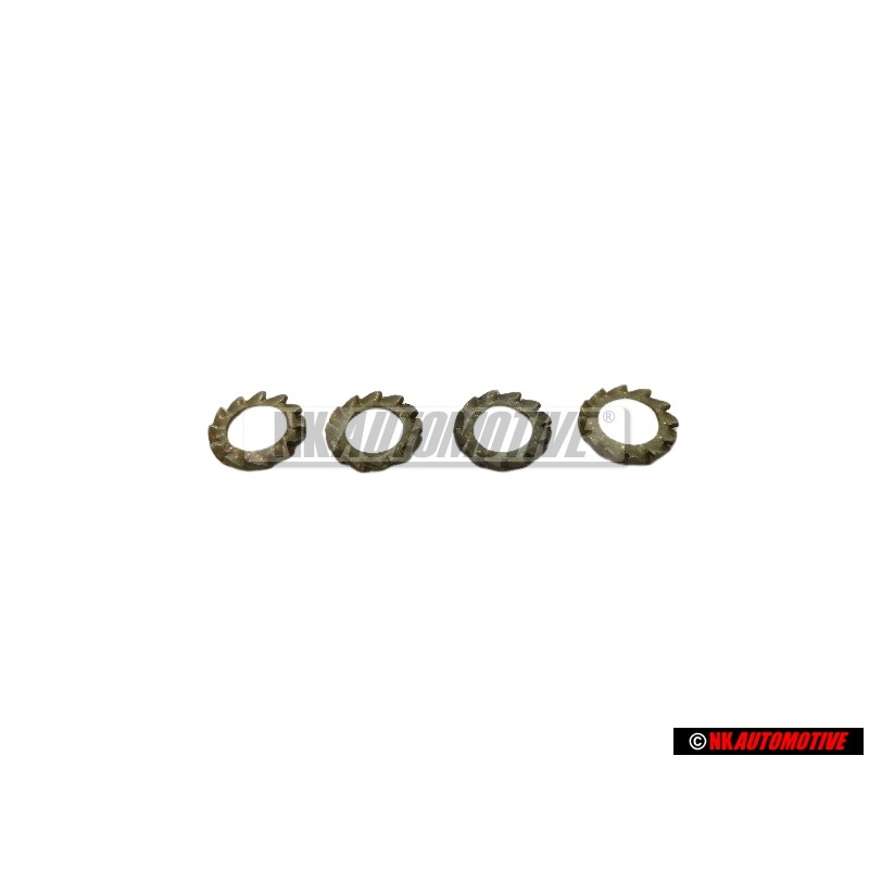 4x Original VW Serrated Washer - N 0121053