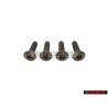 4x Original VW Oval Head Countersunk Bolt M8x32 - N 0214163