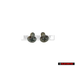 2x Original VW Oval Head Countersunk Bolt M5x10 - N 0142643