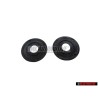 2x Original VW Window Winder Crank Handle Gasket Black - 111837595A 01C