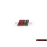 Original Audi S2 Steering Wheel Badge Emblem Chrome Red - 8A0419685D
