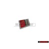 Original Audi S2 Steering Wheel Badge Emblem Chrome Red - 8A0419685D