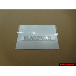 Original VW Zinc Foil, Self-Adhesive - D 381ZN1A2