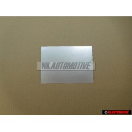 Original VW Zinc Foil, Self-Adhesive - D 381ZN1A2
