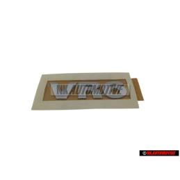 Original VW VR6 Rear Trunk Boot Badge Emblem Chrome - 1J0853675C 739