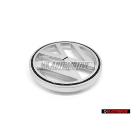 Original VW Front Bonnet Hood Badge Emblem Chrome - 113853601B