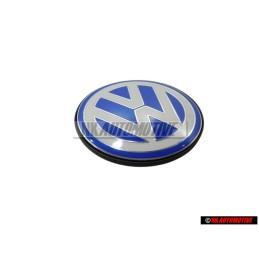 Original VW Engine Cover Badge Emblem Blue/White - 06A103940Q