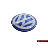 Original VW Engine Cover Badge Emblem Blue/White - 06A103940Q