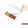 Original VW TDI Rear Trunk Boot Badge Emblem Chrome Red - 3B0853675ACGQF