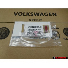 Original VW TDI Rear Trunk Boot Badge Emblem Chrome Red - 3B0853675ACGQF