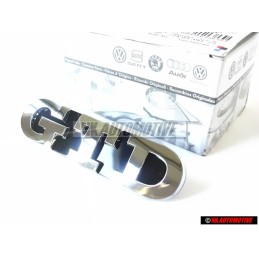 Original VW GTD Front Grill Badge Emblem Chrome - 5K0853679 739
