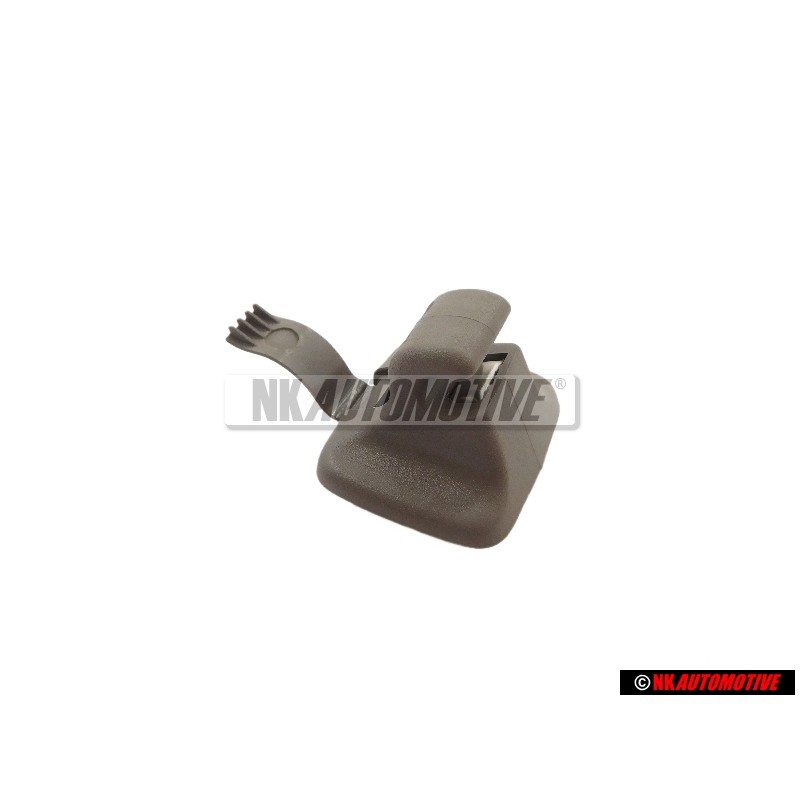 Original VW Retainer For Sun Visor Latte Macchiato(Brown)/Grey - 1K0857561B 28U