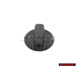 Original VW Rot. Knob Satin Black - 2D0819041B 01C