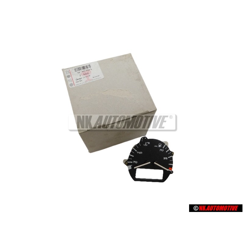 Original VW Fuel Gauge And Coolant Temperature Display - 357919045L
