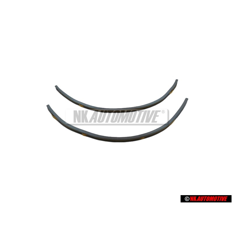2x Original VW Beading Rock-Grey Metallic - 1558539778DJ