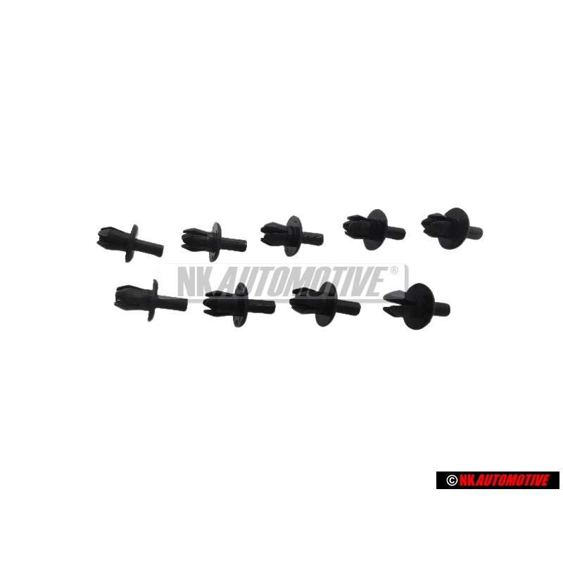 9x Original VW Spreader Rivet 8x12 - N 0385491