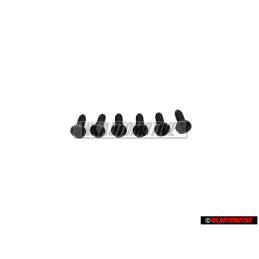 6x Original VW Oval Head Panel Screw 4.2x13 - N 01396626