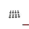8x Original VW Hexagon Bolt M6x15 - N 01021527