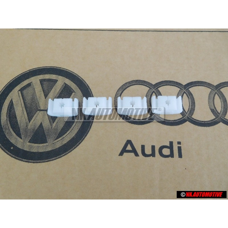 4x Original VW Front Rear Wheel Arch Flare Trim Pop Rivet 14mm - N 90634901