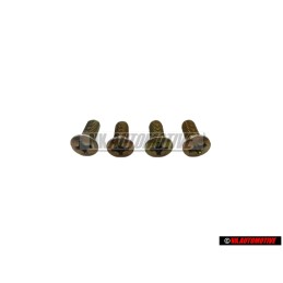 4x Original VW Oval Head Countersunk Bolt - N 0330401