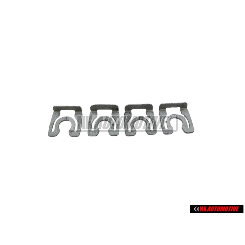 4x Original VW Accelerator Cable Adjuster Retaining Lock Clip - N 90095603