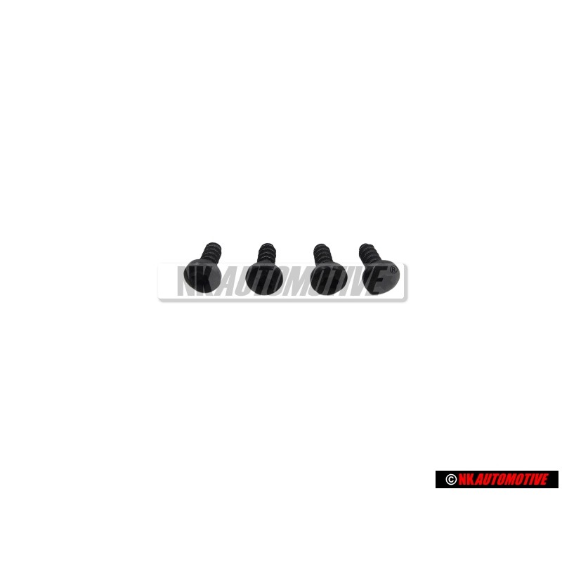 4x Original VW Oval Head Panel Screw - N 0139579