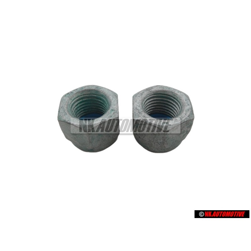 2x Original VW Hexagon Nut, Self-Locking - N 0221501