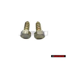 2x Original VW Hexagon Head Panel Screw 6.5x19 - N 0159461