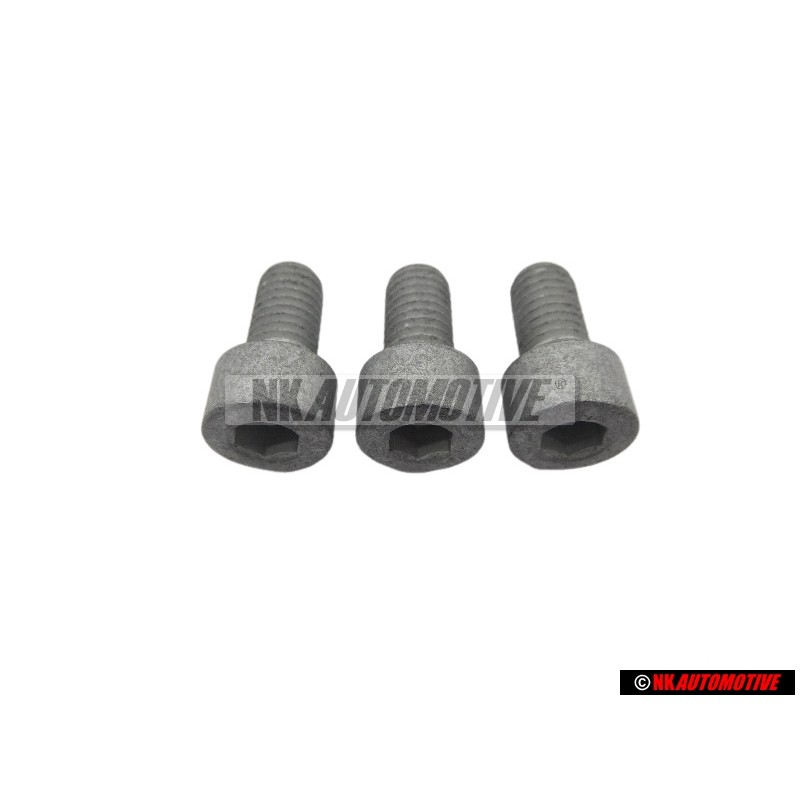 3x Original VW Socket Head Bolt With Hexagon Socket Head - N 0147074