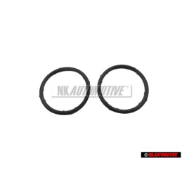2x Original VW Cylinderhead Water Flange Sealing Ring - 037121687