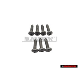 7x Original VW Oval Head Panel Screw - N 0139755