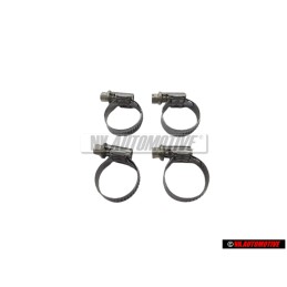4x Original VW Hose Clamp Jubilee 12-22x9x0.4 - N 10258201