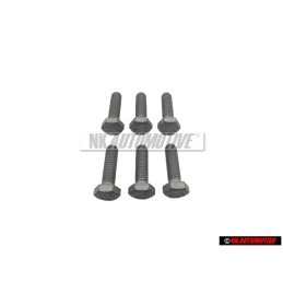 6x Original VW Hexagon Bolt M6x20 - N 01021710