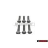 6x Original VW Hexagon Bolt M6x20 - N 01021710