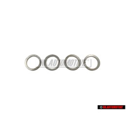 4x Original VW Fuel Pipe Seal Ring - N 0138076