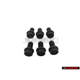 6x Original VW 12-Point Head Bolt - N 90320701