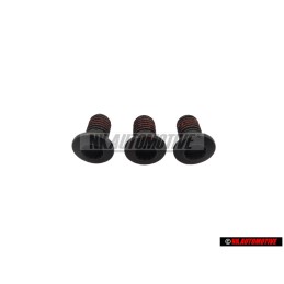 3x Original VW Oval Head Countersunk Bolt, Self-Locking - N 90301403