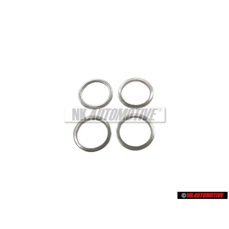 4x Original VW O-ring Sealing Washer 12x15, 5x1.5 - N 0138128